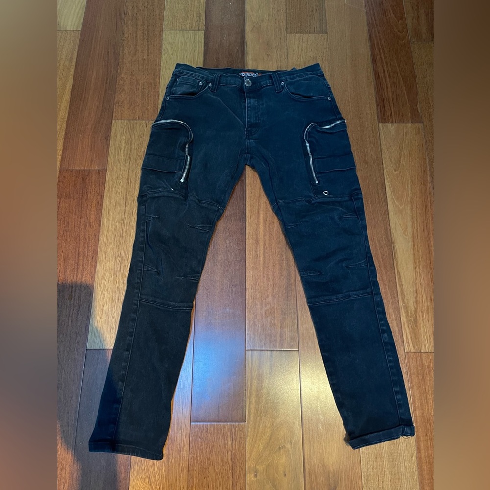 Copper Rivet Men’s 34/32 jeans black